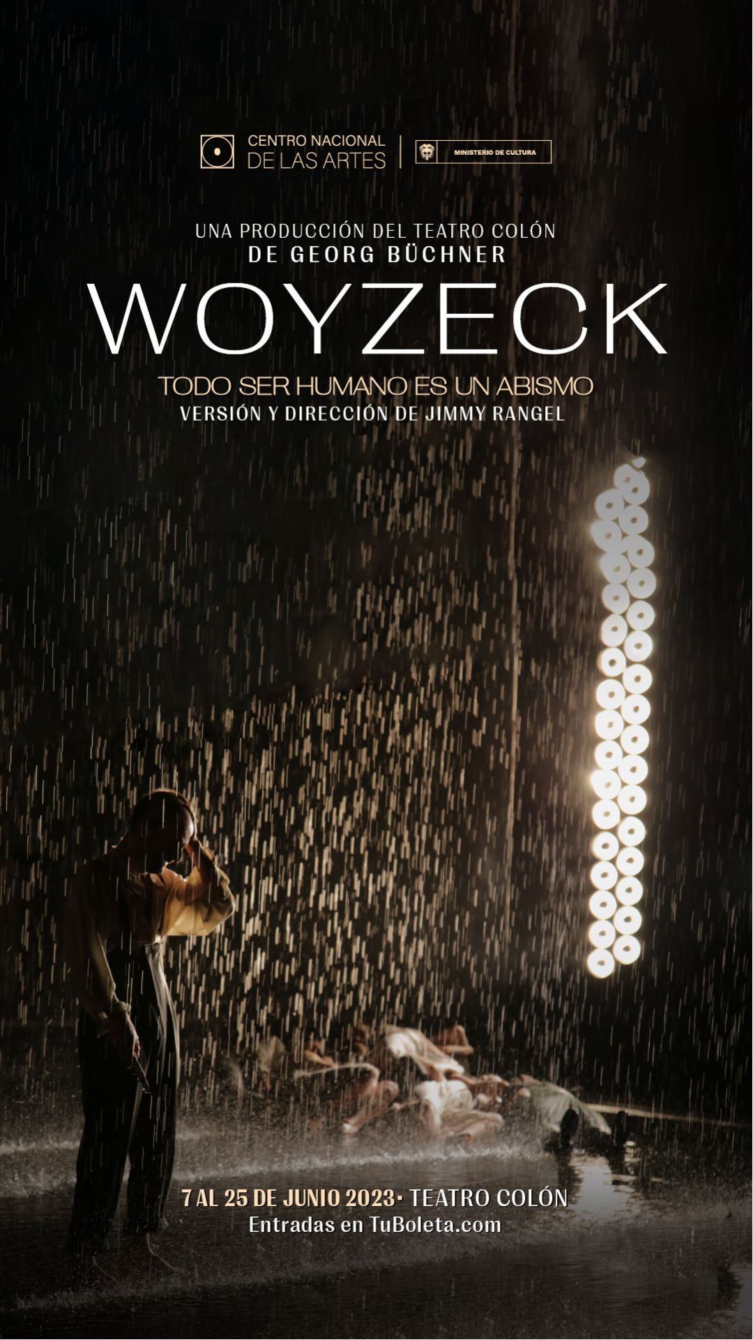 Artista en escena- Obra propia del Teatro colón Woyzeck