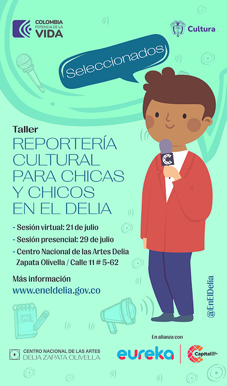 TALLER DE REPORTERÍA CULTURAL PARA CHICOS Y CHICAS EN EL DELIA - GANADORES